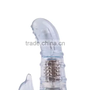 2016 Top Quality G-Spot Silicone Vibrator Dual Motors Stimulation Packed Clitoral Massager thumbnail-3