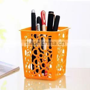 Fashion New Type Hollow Plastic Multi Function Storage Baskets /pen Holder thumbnail-3