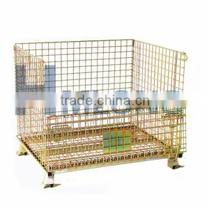 Warehouse Stackable Wire Mesh Storage Container thumbnail-3
