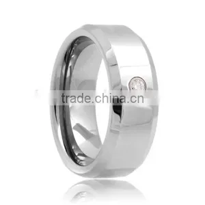 Tungsten Wedding Bands Men Women Engagement Rings thumbnail-1