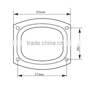 55mm 30W 50W Led Street Light Lens Cover in Borosilicate Glass thumbnail-5