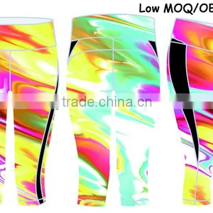 Women Yoga Pants Custom Yoga Tights Women Capri Pants thumbnail-1