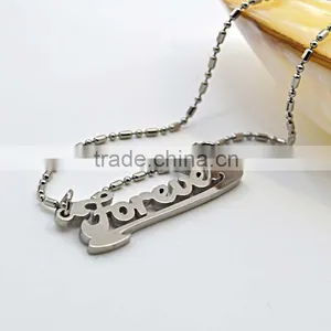Mothers Day Wholesale Gifts Alphabet Letter Silver Pendant thumbnail-3