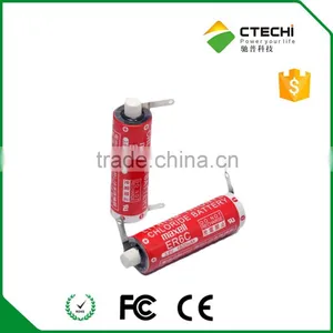 Maxell Er6c 3.6v Lithium Battery AA 1800mah Capacity AA 14500 PLC Battery thumbnail-2