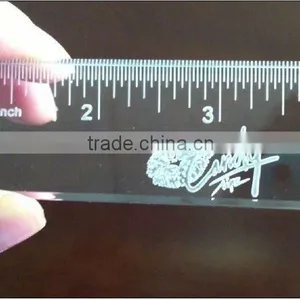 Promotional 6 Inches Clear Plastic Ruler thumbnail-1