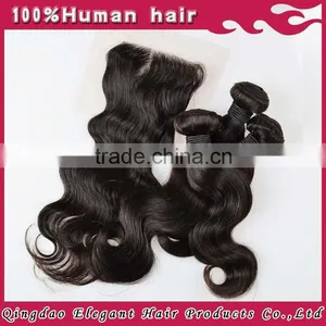 Elegant Hair Products 2015 Best Sellers Drop Shipping Suppliers Brazilian Body Wave Closure thumbnail-4