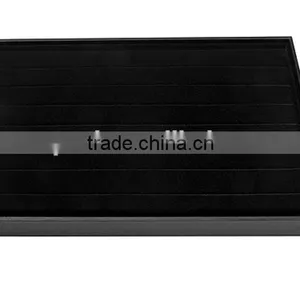 Custom Black Jewelry Ring Display Tray Leather Covered MDF Frame Promotion S1345 thumbnail-1
