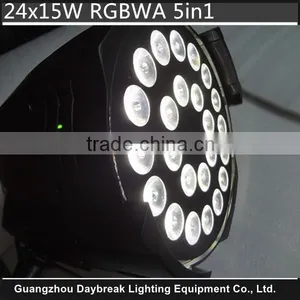 24x15w Led Par RGBWA 5in1 Stage Dmx Led Lighting Full Color Mixing Disco Led Par Can Factory Wholesale Good Price 24 * 15 thumbnail-4