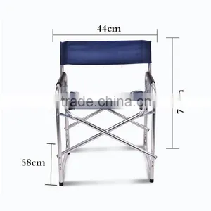 Portable Travel Colorful Camping Beach Audiovisual Aluminum Canvas Folding Director Chair Quality Choice thumbnail-6
