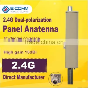 Hot Sale!!2.4Ghz Outdoor High-gain15dBi Wireless WIFI Dual Polarization Directional Mimo Panel Antenna thumbnail-2