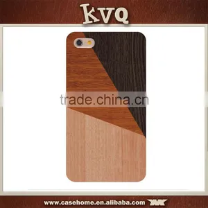 2 in 1 Wooden PC Back Case for Iphone , Mix Wood Case for Iphone 6 Plus thumbnail-3