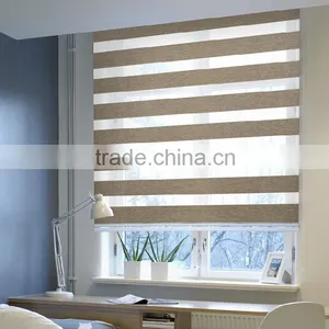 Blackout Fabric Zebra Roller Blinds From China thumbnail-1