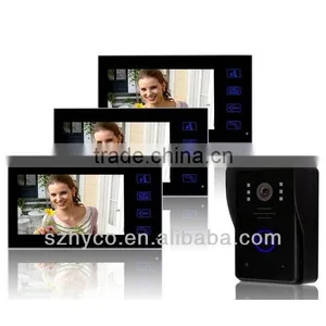7" Wireless Video Door Phone Doorbell Intercom System With Ir Camera Rainproof US/UK/AU/EU Adapter thumbnail-1