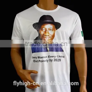 Custom Election Campaign Printed Cotton t Shirt Promotional t Shirt thumbnail-1