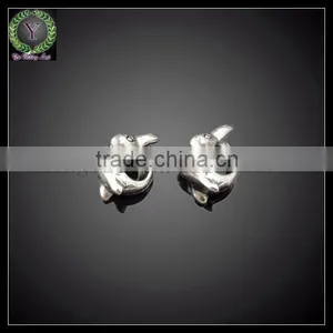 Wholesale Gold Plated Bird Shaped Beads Jewelry DIY Beads thumbnail-1
