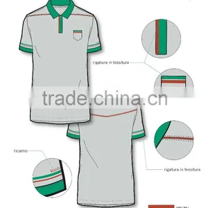 Italy New Design Polo Shirt Odm Service Men's Polo Shirt With Pocket thumbnail-1