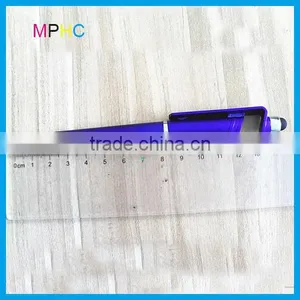 Multifunction 3 in 1 Plastic Ballpoint Pen Screen Touch Pen With Phone Stand thumbnail-4