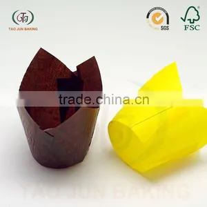 Baking Cups for Candy /Flower Petal Paper Cups FSC Certificated Paper Customized Colors thumbnail-4