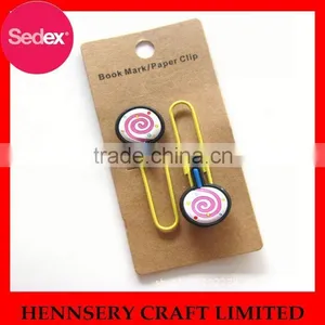 Smile Face PVC Bookmark and Plastic Coated Paper Clips thumbnail-1
