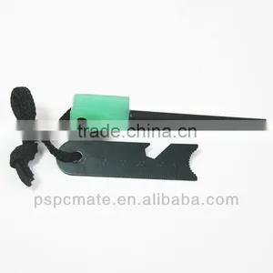 8mm Flint Magnesium Fire Starter Lighter Stick Steel Striker Emergency Tool Kit thumbnail-1