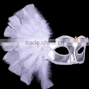 Carnival Masks Paty Masks Half Feather Mask thumbnail-4
