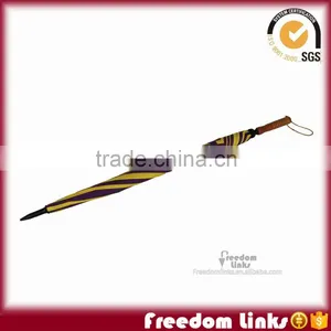 8K Wooden Handle Promotional Umbrella With Logo Printing thumbnail-2