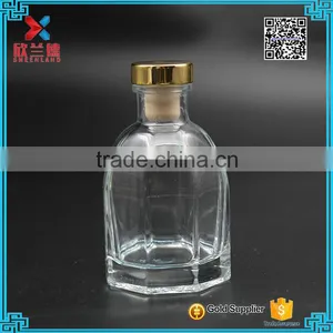 Liquid 120ml Glass Empty Reed Diffuser Bottle With Cork Stoppers Glass Aroma Bottle thumbnail-1