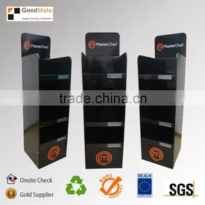 POP Corrugated Cardboard Heavy Duty Floor Display Stand thumbnail-2