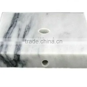 White Marble Trophy Base thumbnail-1