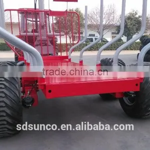 PTO Log Trailer With Crane ((1 Ton,3 Ton,5 Ton,8 Ton,10ton,12 Ton) thumbnail-4