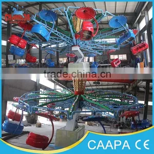 [CHANGDA]2015 Entertainment Rides Rotating Double Flying Amusement Park Ride thumbnail-1