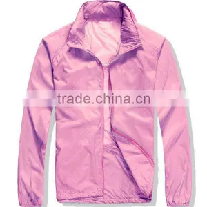 Women Nylon Waterproof Windproof Windbreaker Jacket With Custom Design thumbnail-1