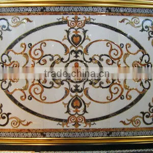 Ceramic Floor Polished Golden Carpet Tile thumbnail-1