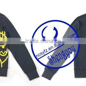 Wholesale Custom Polyester Cotton Mens Printing Pullover Sweatshirt thumbnail-6