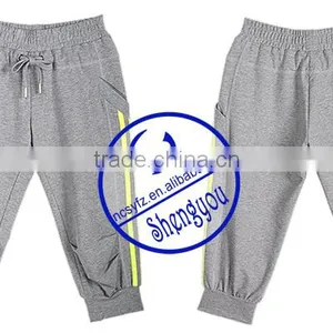 2015 New Design Custom Women Grey Jogger Pants Wholesale thumbnail-6