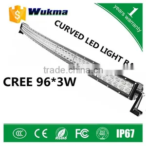 50" Curved Led Light Bar Off Road, 288w Arch Bent Led Light Bar , Double Row Led Work Light Bar thumbnail-1