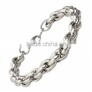 Fashionable Jewelry Simple Style Natural Color 316l Stainless Steel Men Bracelet Supplier's Choice thumbnail-3