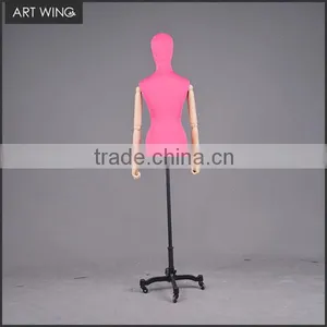 Dressmaker Adjustable Tailor Dress Form Medium Mannequin Fabric thumbnail-3