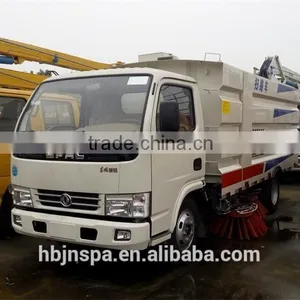 Dongfeng NEW Shape 4cbm Floor Sweeper Truck for Sale thumbnail-1