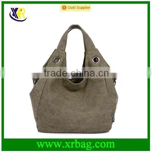 Fashion Washed Canvas Tote Bag for Women thumbnail-4