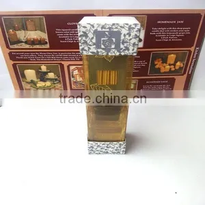 New Design Glass Bottle Aroma Scented Reed Diffuser With Rattan Sticks For Home Decoration thumbnail-1