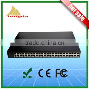 48 Ports Gigabit Networking Switches With 4 SFP Fiber Switch Ports IEEE 802.3af/at thumbnail-1