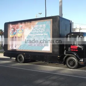 Presidential LED Vehicle,Mobile Advertising Truck, LED Truck, 1 Lifting Led Screen, 1 Light Box thumbnail-3