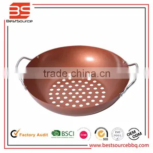 Gorgeous Outdoor BBQ Tool Nice Camping Time High Quality Stainless Steel BBQ Grill Pan thumbnail-1