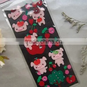 Hot Selling Custom Home Decal Felt Fabric Sticker thumbnail-1