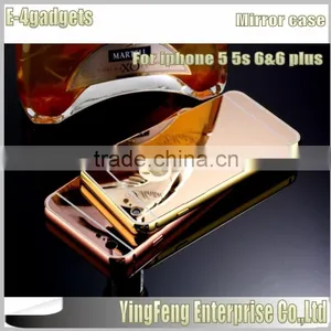 Luxury Mirror Surface Metal Bumper Case for Iphone6, for Iphone6 Case Hot !!! thumbnail-1