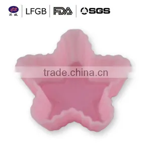 With Stock ! Fashionable and Customized Star Shape Silicone Cake Mould thumbnail-1