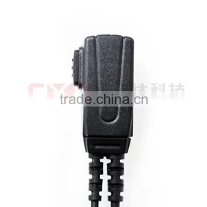 Mobile Radio Headset Intercom Throat Microphone Headphone With Finger PTT thumbnail-3
