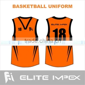 Basketball Orange Jersey thumbnail-1
