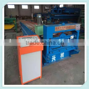 820 Joint-Hidden Trapezoidal Coloured Metal Roofing Sheet Molding Machine thumbnail-1